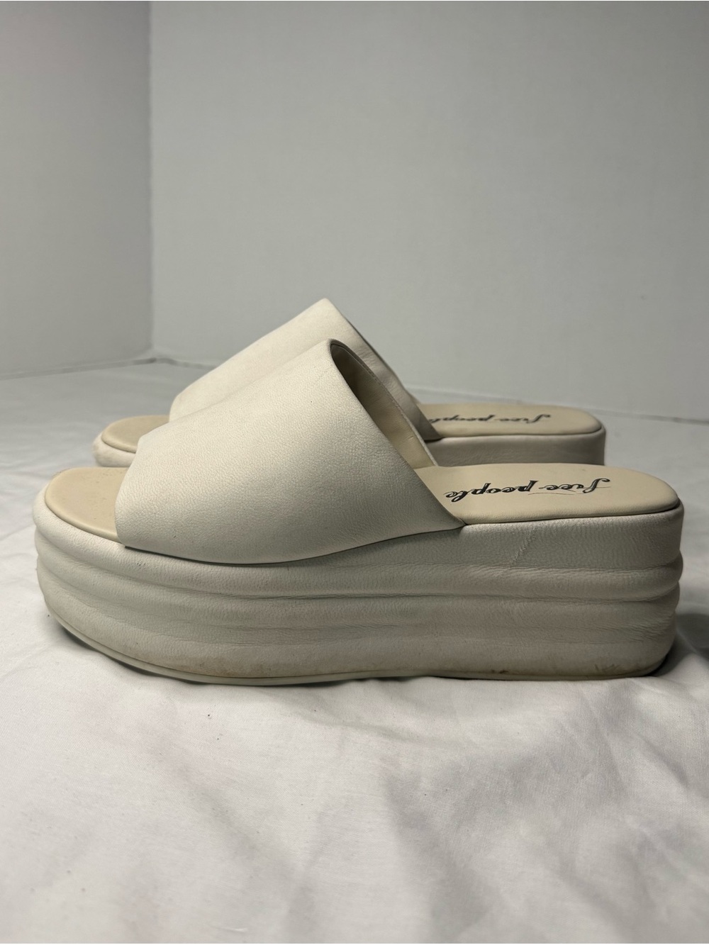 Free People Harbor Platform Sandals Size 7.5